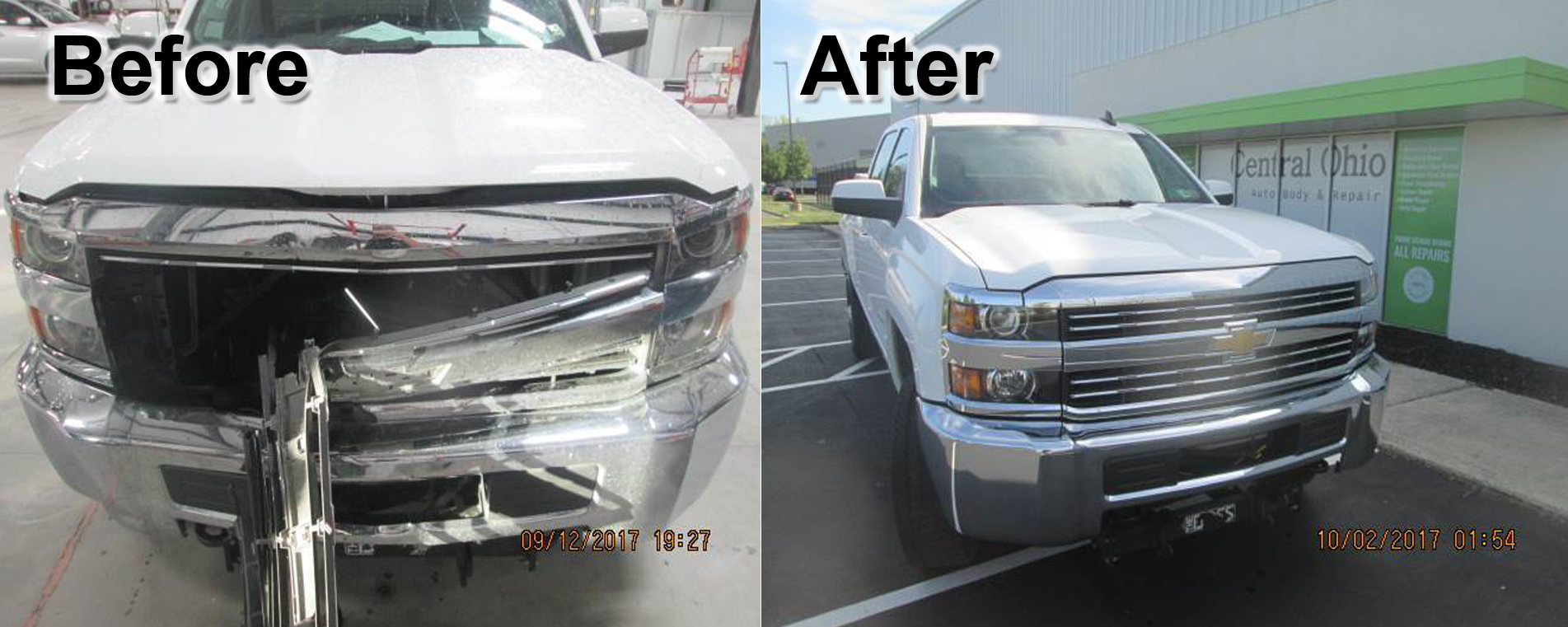 Before and After Truck Picture