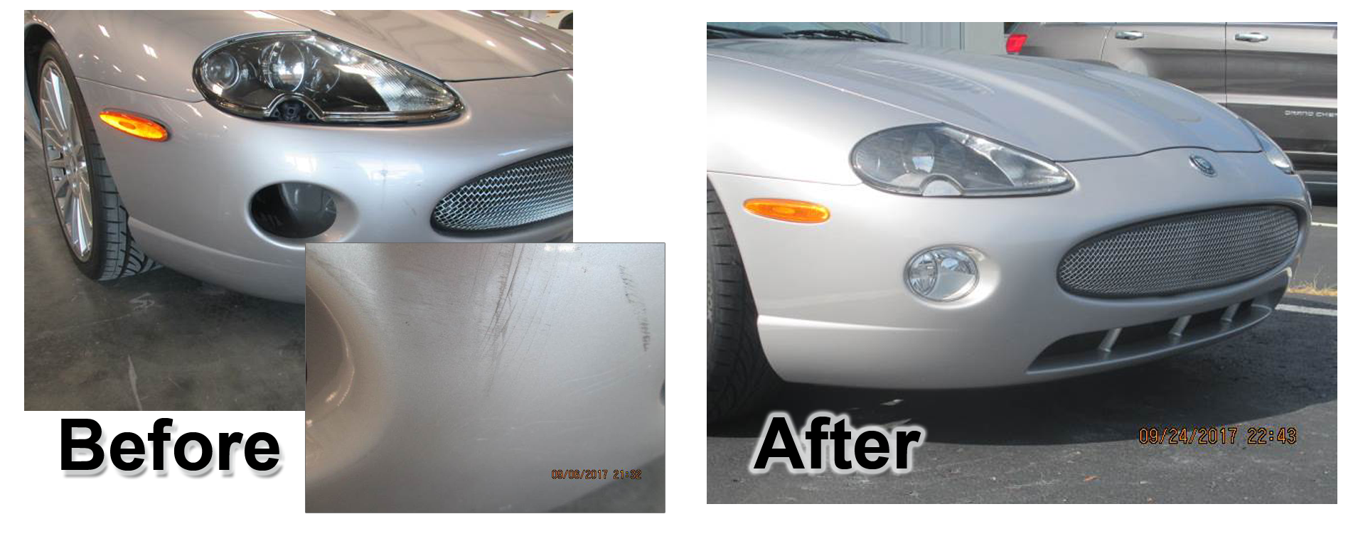 Before and After Jaguar Picture